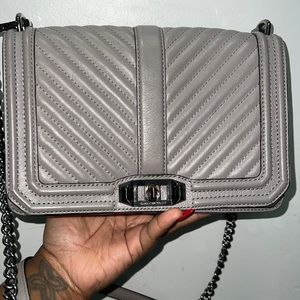 Rebecca Minkoff Love Crossbody Bag Grey